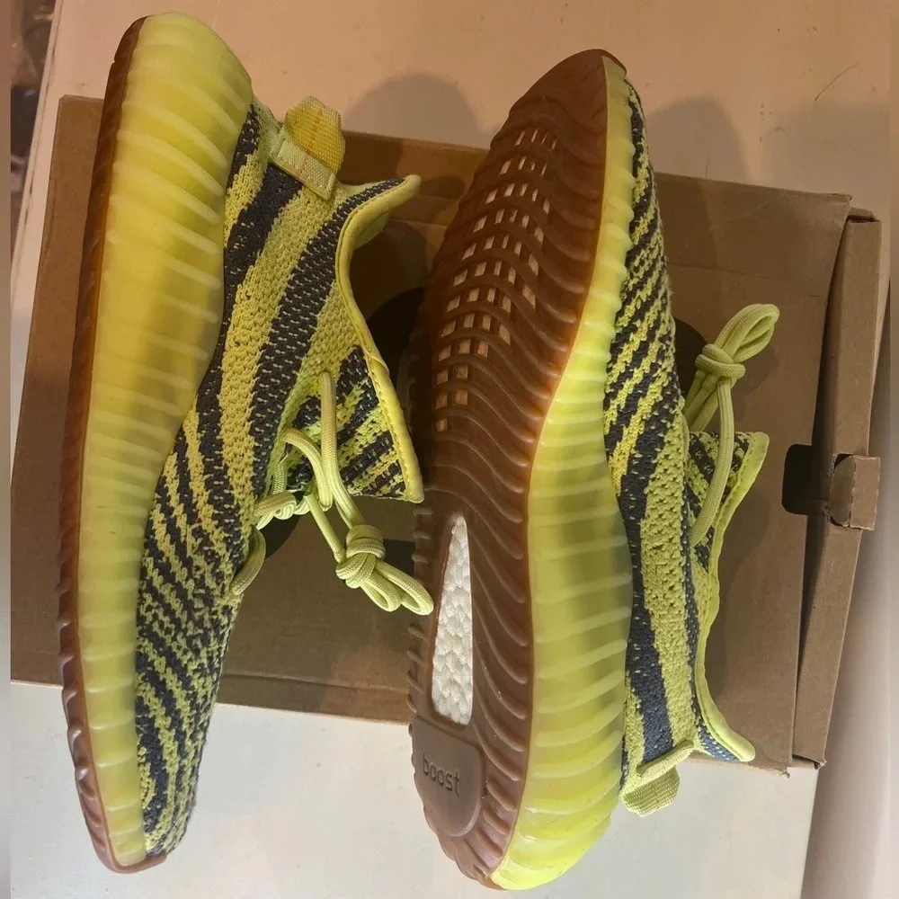 Adidas Yeezy Boost 350 V2 Semi Frozen Yellow Size 7